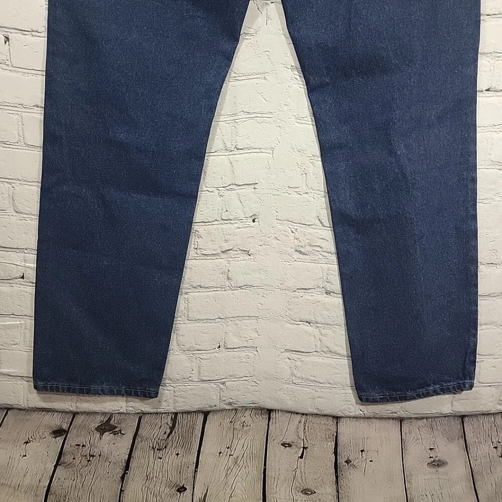 WRANGLER 36 x 34 Jeans Blue RELAXED fit 100%‎ COTTON 5-STAR PREMIUM men's NWT